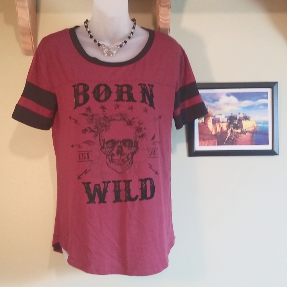 Born Wild Short Sleeve Shirt